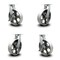 Service Caster 10 Inch Heavy Duty Semi Steel Cast Iron Caster Swivel Lock 2 Brakes SCC, 2PK SCC-KP92S1030-SSR-BSL-2-SLB-2 - alternate 1